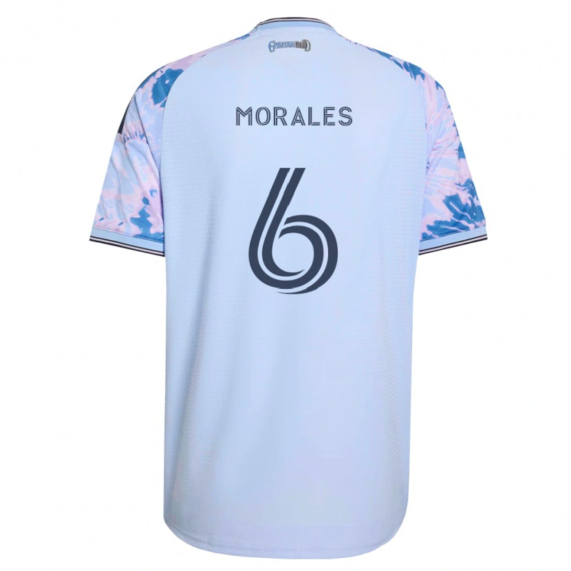 Danxen Kobiety Alfredo Morales #6 Królewski Niebieski Biały Czarny Wyjazdowa Koszulka 2026/27 Koszulki Klubowe