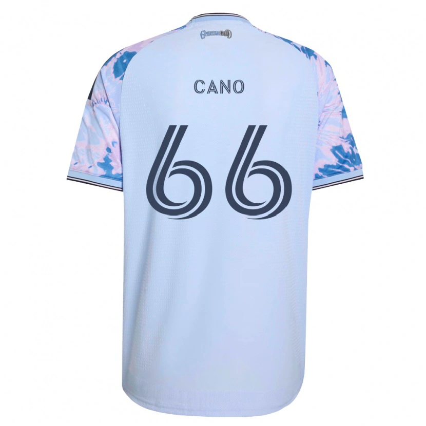 Danxen Kobiety Alejandro Cano #66 Królewski Niebieski Biały Czarny Wyjazdowa Koszulka 2026/27 Koszulki Klubowe