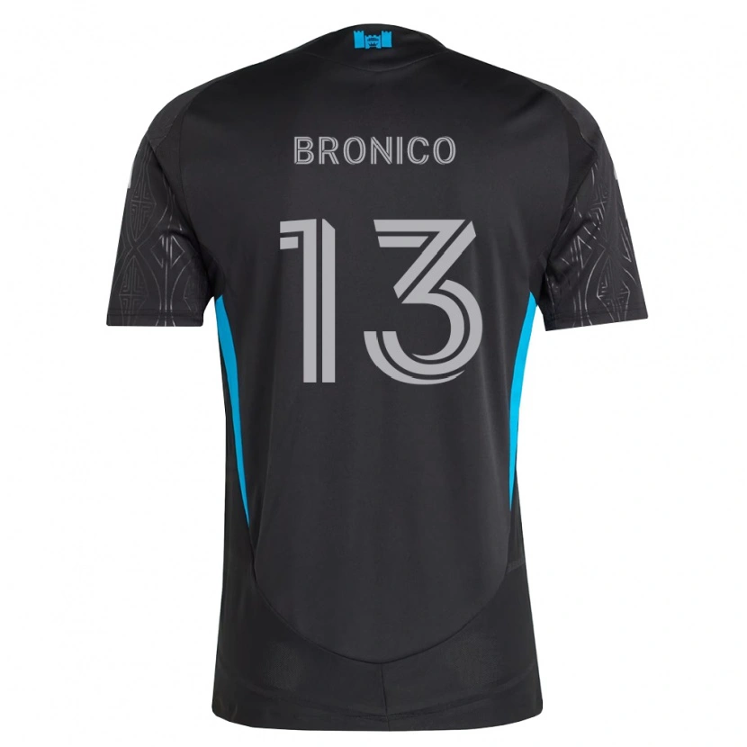 Danxen Kobiety Brandt Bronico #13 Czarny Biały Błękitny Wyjazdowa Koszulka 2026/27 Koszulki Klubowe