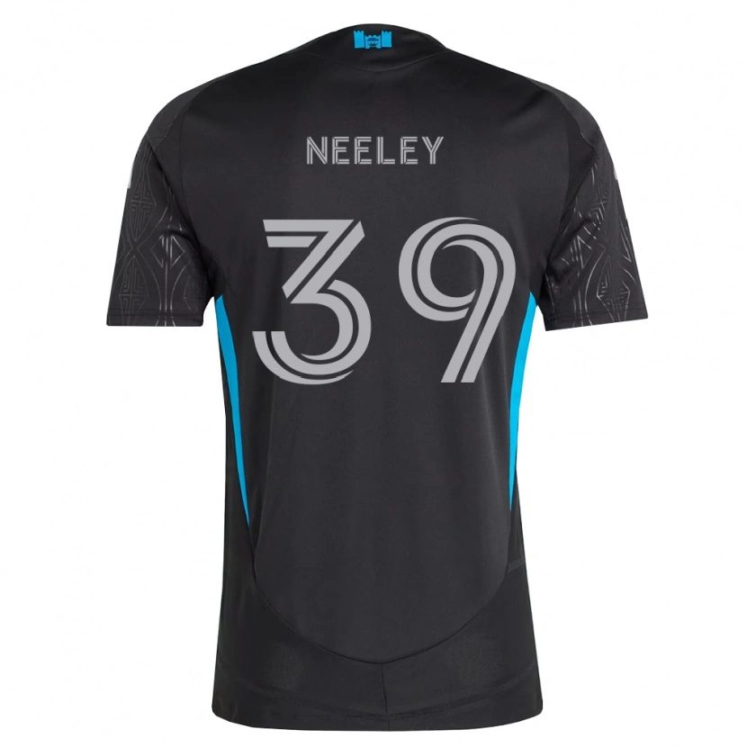 Danxen Kobiety Jack Neeley #39 Czarny Biały Błękitny Wyjazdowa Koszulka 2026/27 Koszulki Klubowe