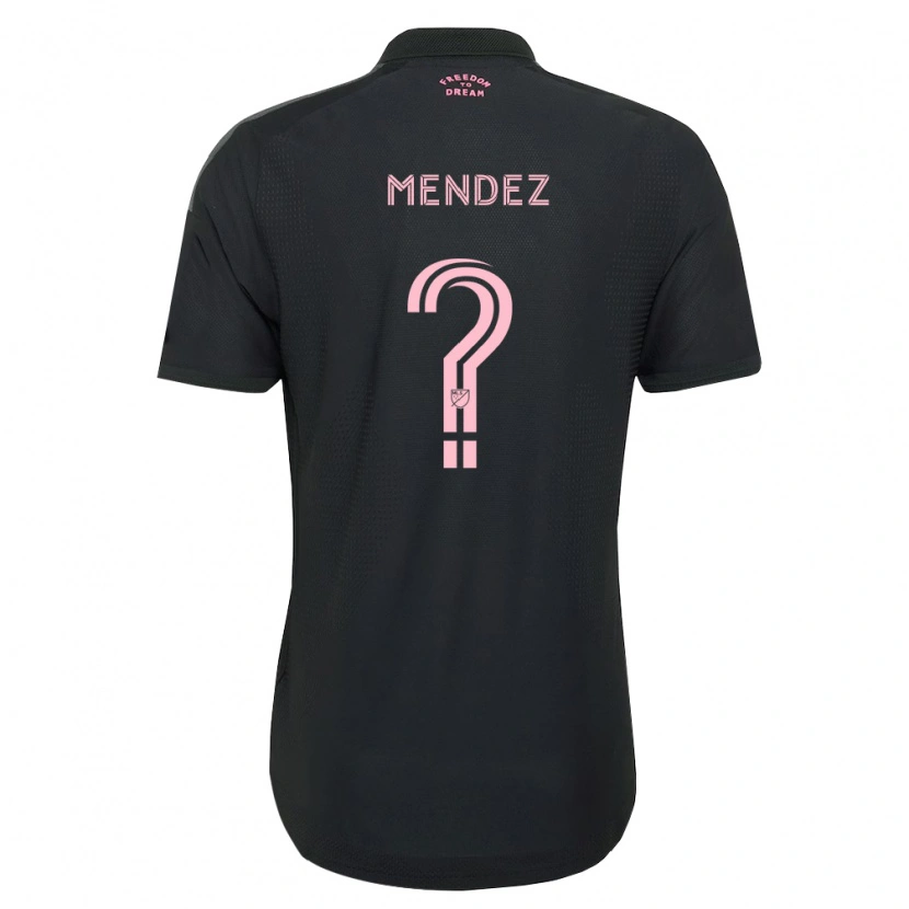 Danxen Kobiety Alairton Mendez #0 Różowy Czarny Biały Wyjazdowa Koszulka 2026/27 Koszulki Klubowe