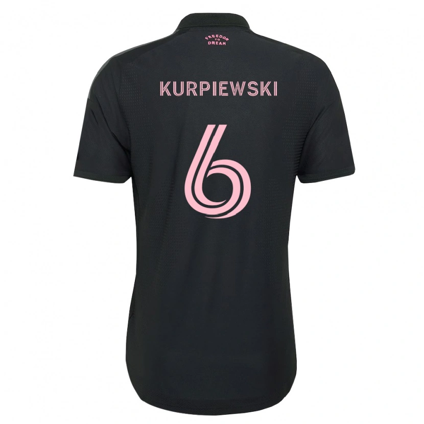Danxen Kobiety Ethan Kurpiewski #6 Różowy Czarny Biały Wyjazdowa Koszulka 2026/27 Koszulki Klubowe