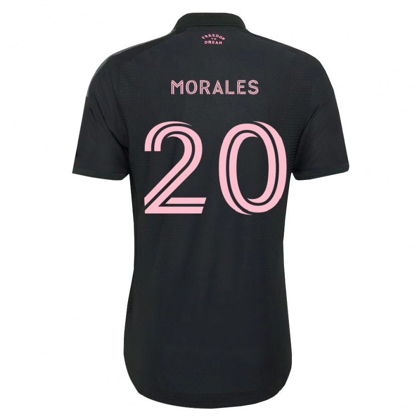 Danxen Kobiety Santi Morales #20 Różowy Czarny Biały Wyjazdowa Koszulka 2026/27 Koszulki Klubowe