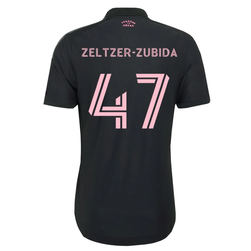 Danxen Kobiety Idoh Zeltzer-Zubida #47 Różowy Czarny Biały Wyjazdowa Koszulka 2026/27 Koszulki Klubowe