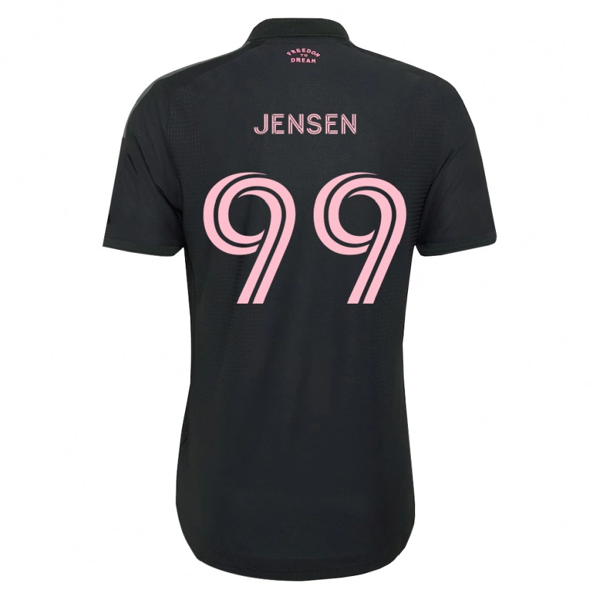 Danxen Kobiety Cole Jensen #99 Różowy Czarny Biały Wyjazdowa Koszulka 2026/27 Koszulki Klubowe