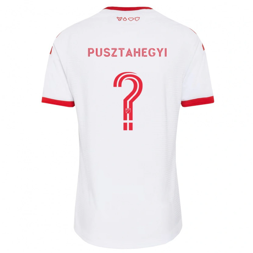 Danxen Kobiety Tristan Pusztahegyi #0 Biały Czerwony Czarny Wyjazdowa Koszulka 2026/27 Koszulki Klubowe