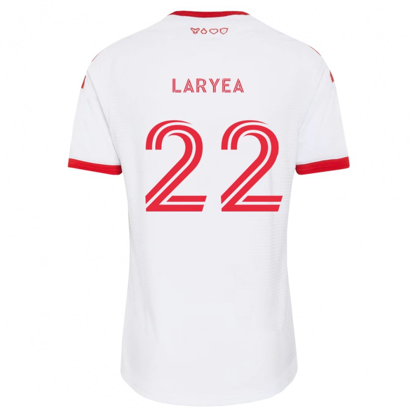 Danxen Kobiety Richie Laryea #22 Biały Czerwony Czarny Wyjazdowa Koszulka 2026/27 Koszulki Klubowe