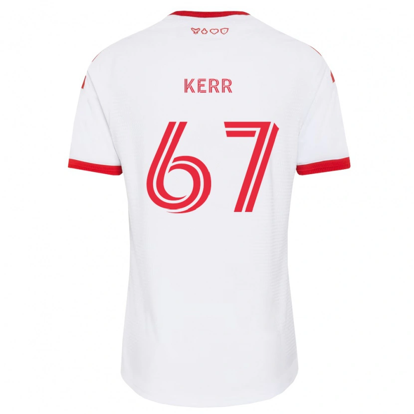 Danxen Kobiety Kervon Kerr #67 Biały Czerwony Czarny Wyjazdowa Koszulka 2026/27 Koszulki Klubowe