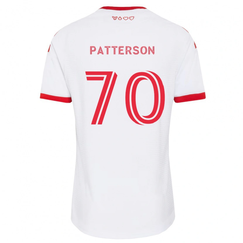 Danxen Kobiety Harrison Patterson #70 Biały Czerwony Czarny Wyjazdowa Koszulka 2026/27 Koszulki Klubowe