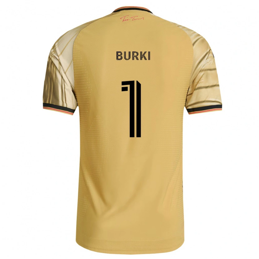 Danxen Kobiety Roman Bürki #1 Brązowy Żółty Czarny Wyjazdowa Koszulka 2026/27 Koszulki Klubowe