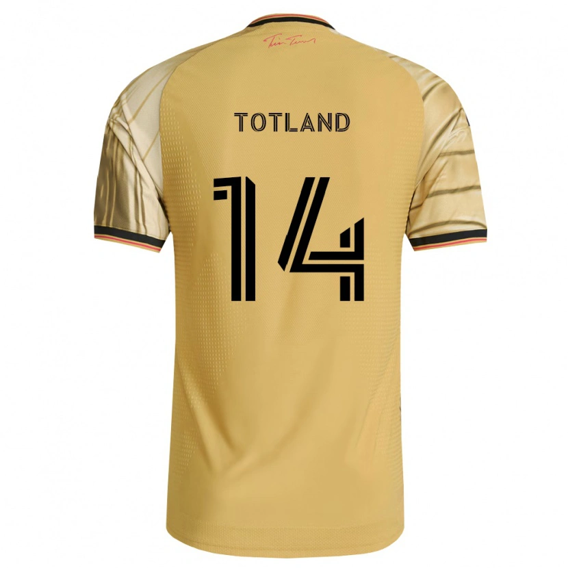 Danxen Kobiety Tomas Totland #14 Brązowy Żółty Czarny Wyjazdowa Koszulka 2026/27 Koszulki Klubowe