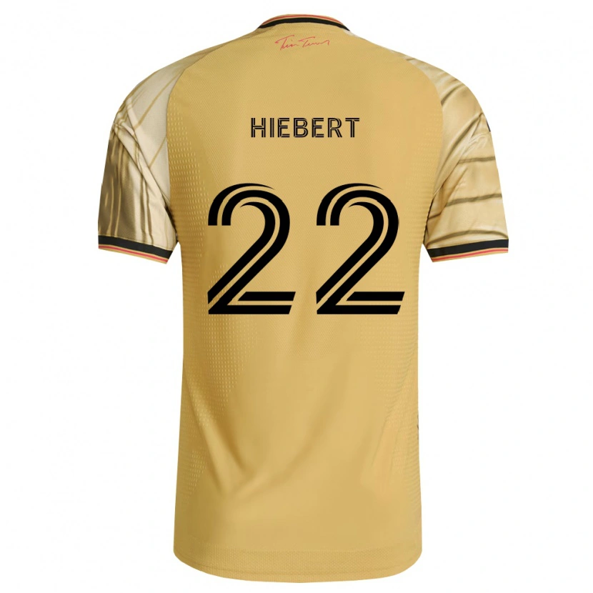 Danxen Kobiety Kyle Hiebert #22 Brązowy Żółty Czarny Wyjazdowa Koszulka 2026/27 Koszulki Klubowe