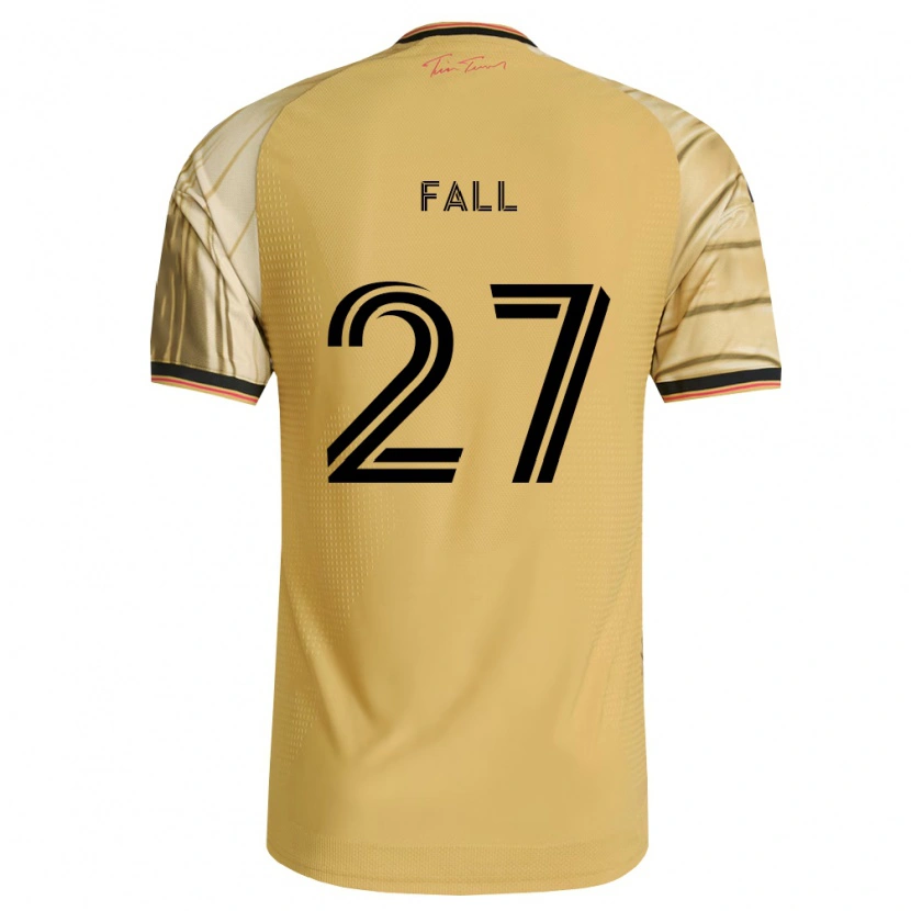 Danxen Kobiety Fallou Fall #27 Brązowy Żółty Czarny Wyjazdowa Koszulka 2026/27 Koszulki Klubowe