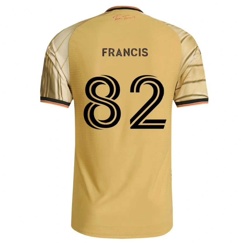 Danxen Kobiety Patrick Francis #82 Brązowy Żółty Czarny Wyjazdowa Koszulka 2026/27 Koszulki Klubowe