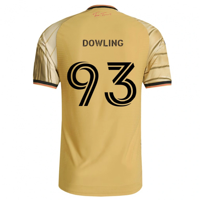 Danxen Kobiety Drew Dowling #93 Brązowy Żółty Czarny Wyjazdowa Koszulka 2026/27 Koszulki Klubowe