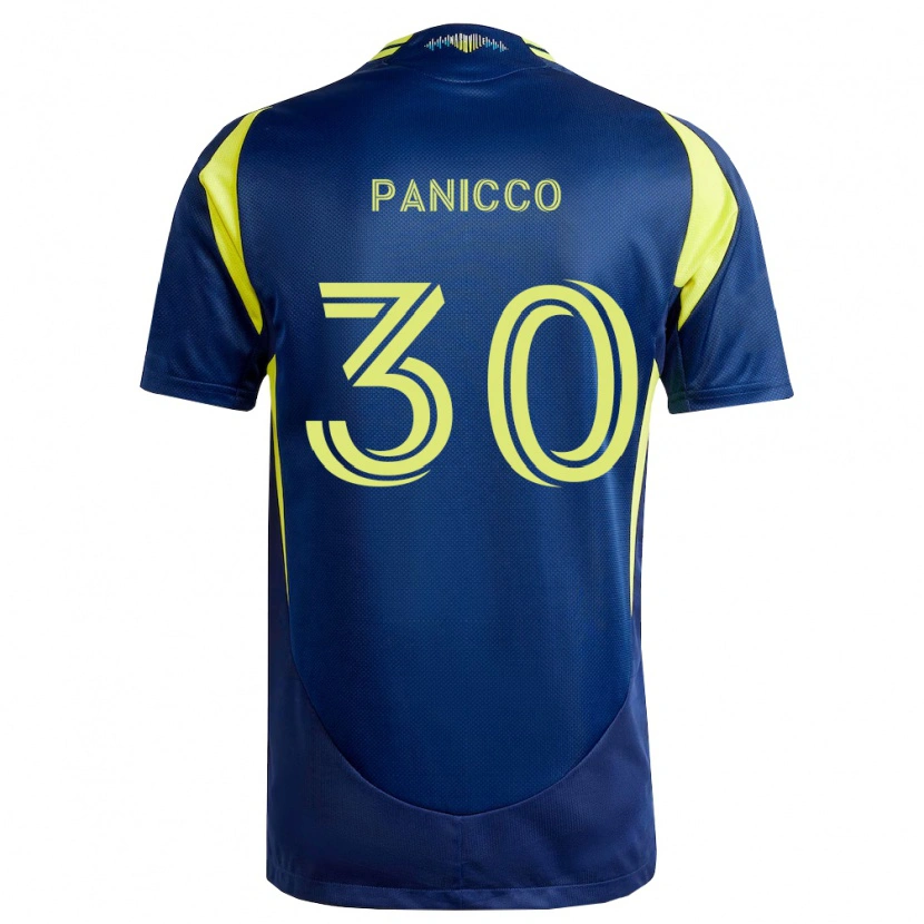 Danxen Kobiety Elliot Panicco #30 Żółty Granatowy Wyjazdowa Koszulka 2026/27 Koszulki Klubowe