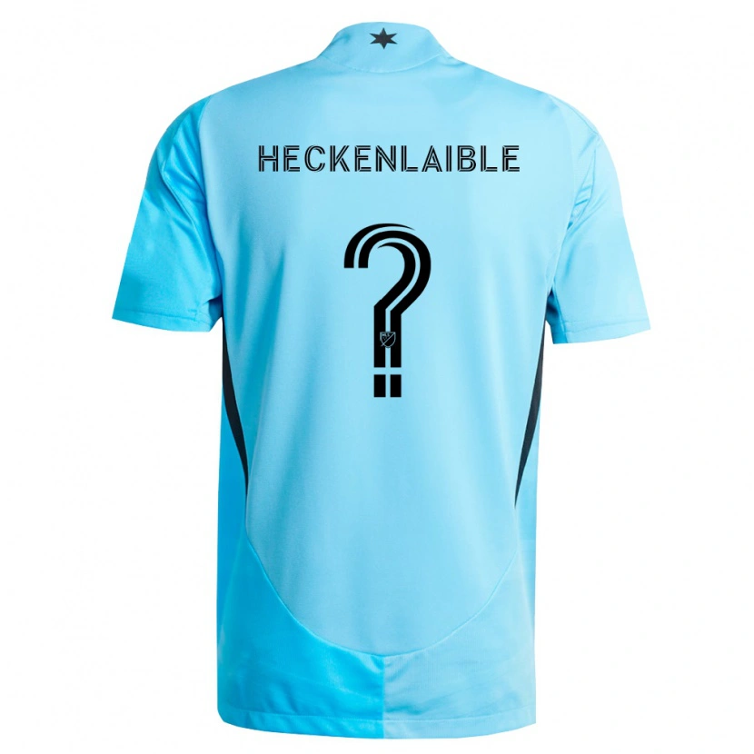 Danxen Kobiety Andrew Heckenlaible #0 Jasny Niebieski Czarny Wyjazdowa Koszulka 2026/27 Koszulki Klubowe