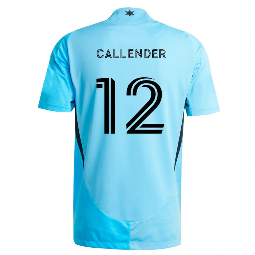 Danxen Kobiety Drake Callender #12 Jasny Niebieski Czarny Wyjazdowa Koszulka 2026/27 Koszulki Klubowe