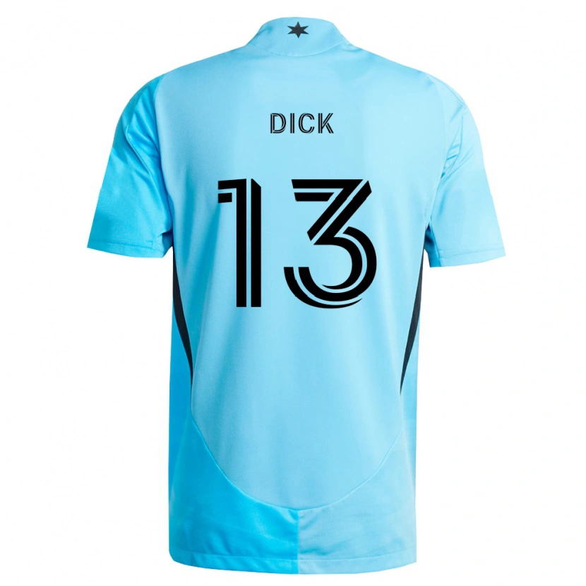 Danxen Kobiety Eric Dick #13 Jasny Niebieski Czarny Wyjazdowa Koszulka 2026/27 Koszulki Klubowe