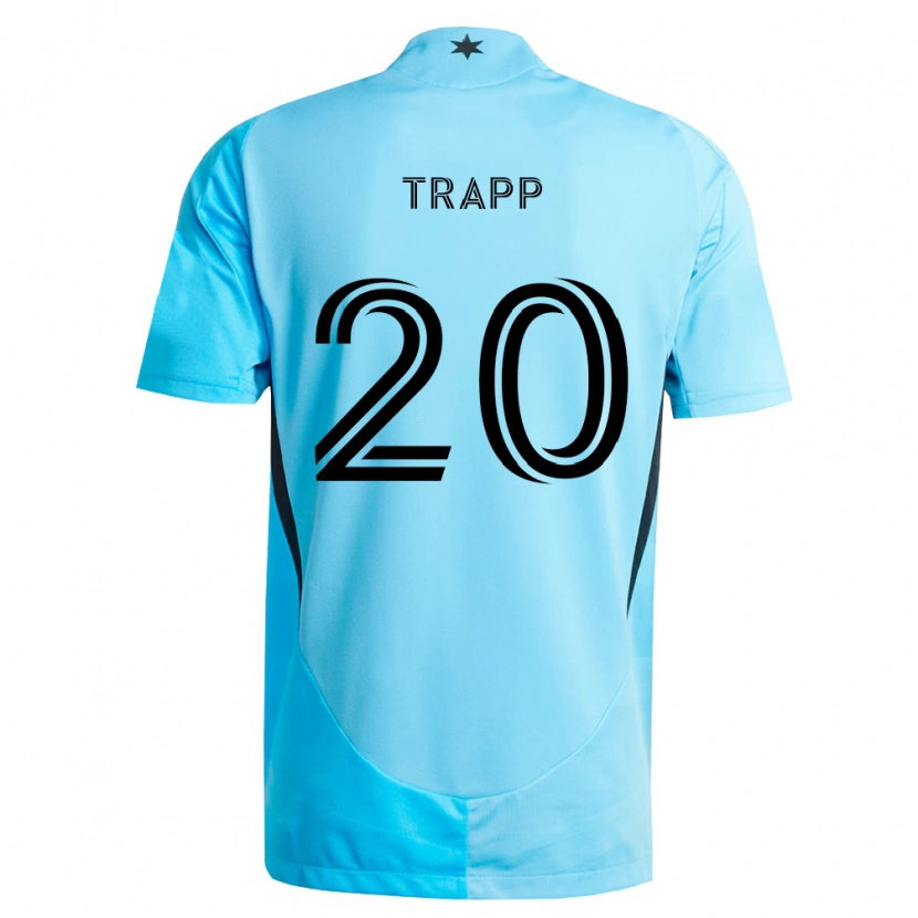 Danxen Kobiety Wil Trapp #20 Jasny Niebieski Czarny Wyjazdowa Koszulka 2026/27 Koszulki Klubowe