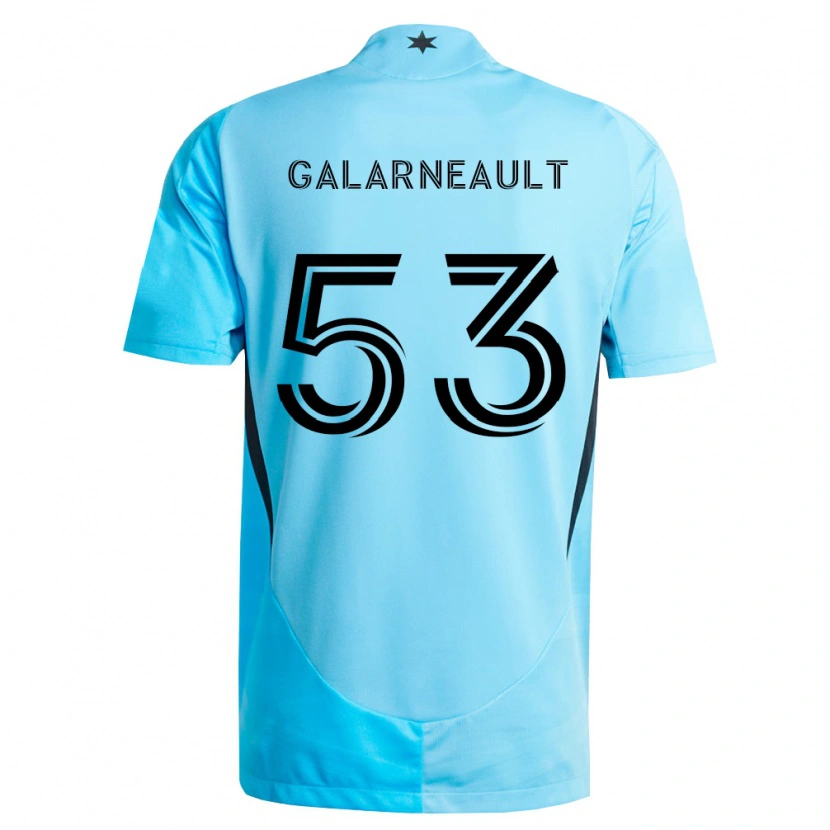 Danxen Kobiety Benjamin Galarneault #53 Jasny Niebieski Czarny Wyjazdowa Koszulka 2026/27 Koszulki Klubowe