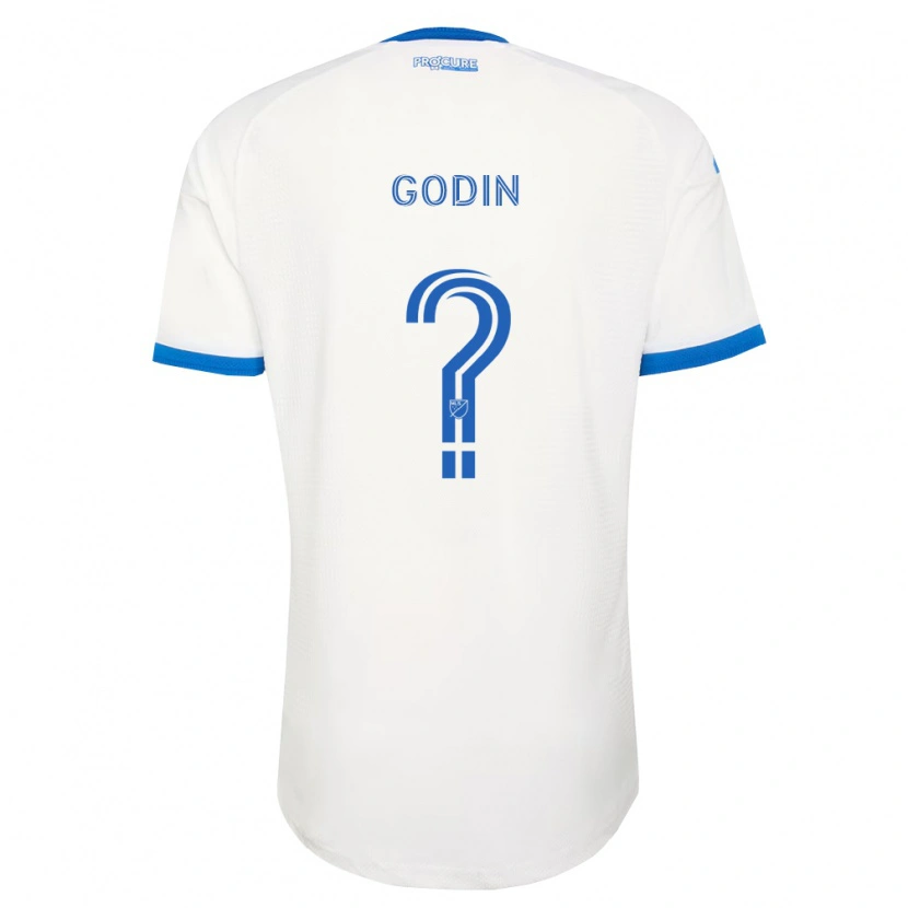 Danxen Kobiety Étienne Godin #0 Błękitny Biały Wyjazdowa Koszulka 2026/27 Koszulki Klubowe