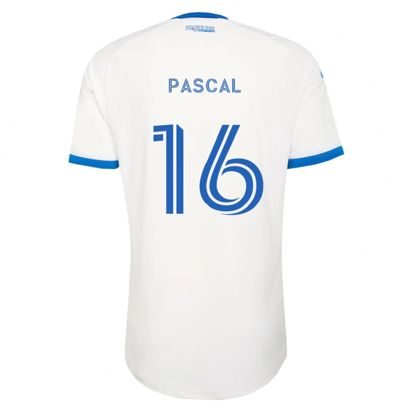 Danxen Kobiety Raphael Pascal #16 Błękitny Biały Wyjazdowa Koszulka 2026/27 Koszulki Klubowe
