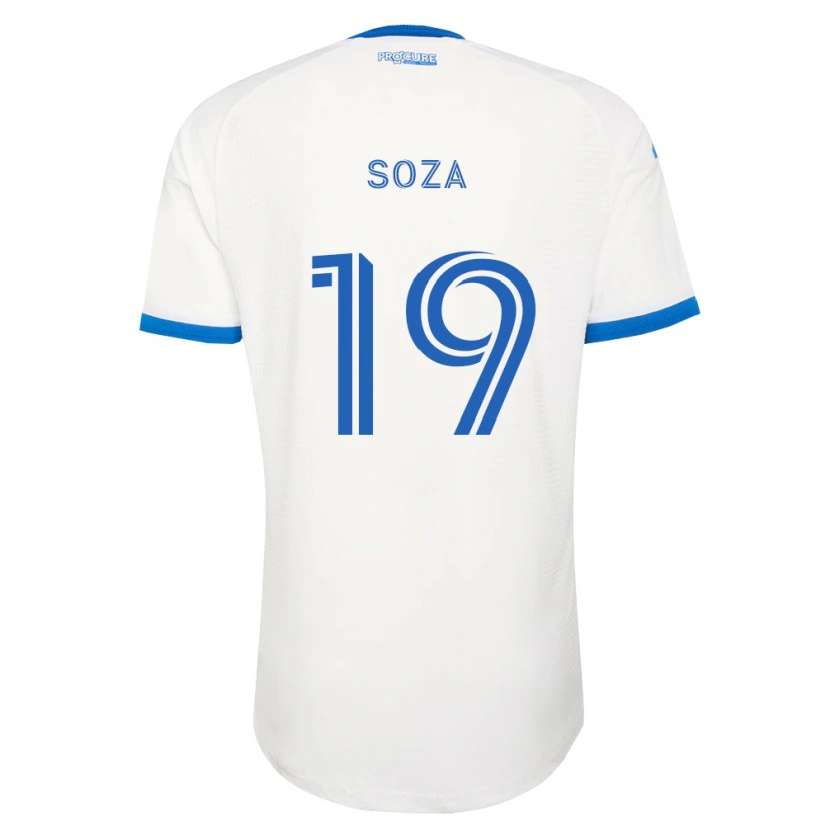 Danxen Kobiety Joel Soza #19 Błękitny Biały Wyjazdowa Koszulka 2026/27 Koszulki Klubowe