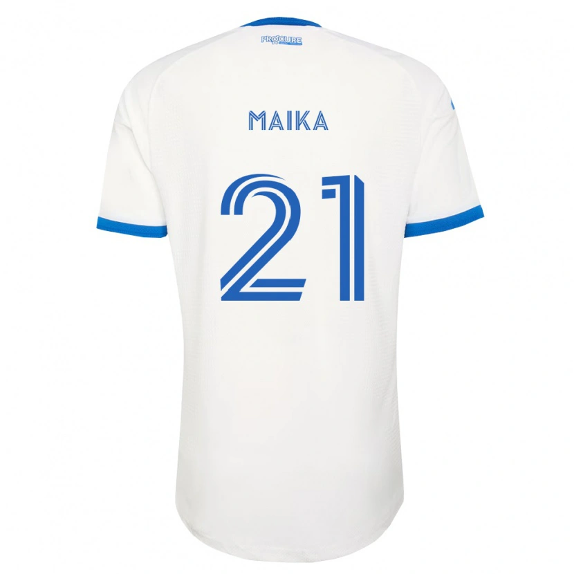 Danxen Kobiety Pouliot Maika #21 Błękitny Biały Wyjazdowa Koszulka 2026/27 Koszulki Klubowe