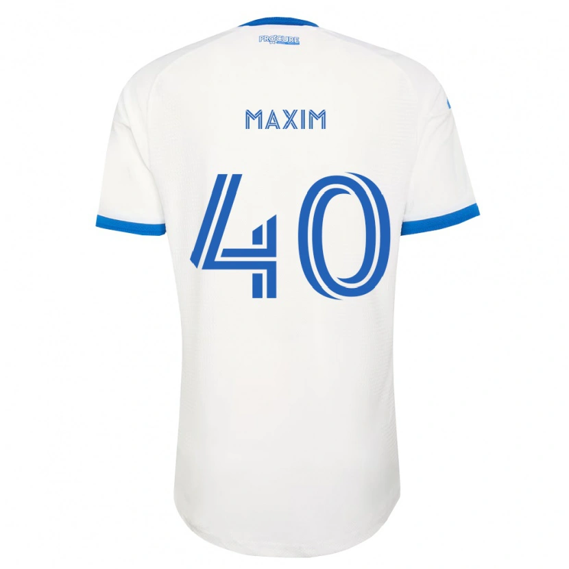 Danxen Kobiety Ellyson Maxim #40 Błękitny Biały Wyjazdowa Koszulka 2026/27 Koszulki Klubowe