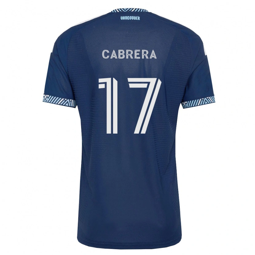 Danxen Kobiety Kenji Cabrera #17 Głęboki Niebieski Biały Wyjazdowa Koszulka 2026/27 Koszulki Klubowe