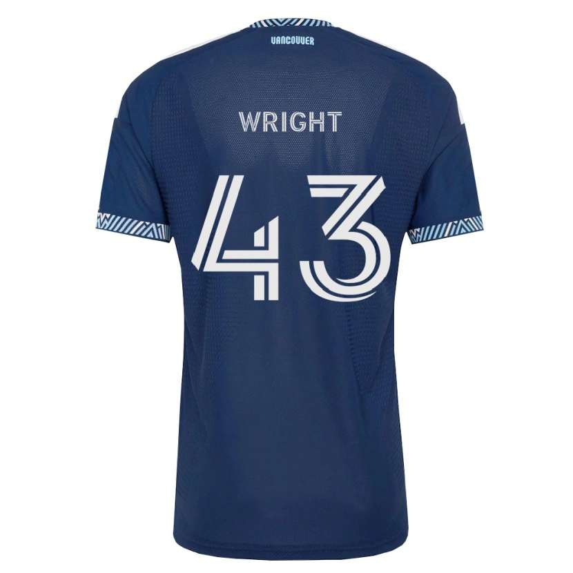 Danxen Kobiety Trevor Wright #43 Głęboki Niebieski Biały Wyjazdowa Koszulka 2026/27 Koszulki Klubowe