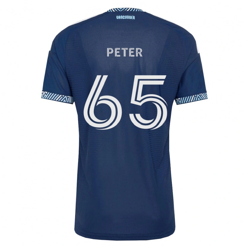 Danxen Kobiety Anyole Peter #65 Głęboki Niebieski Biały Wyjazdowa Koszulka 2026/27 Koszulki Klubowe