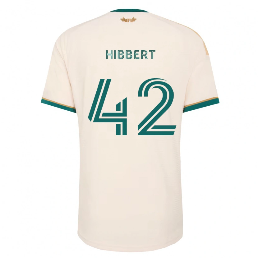 Danxen Kobiety Jayden Hibbert #42 Szampan Zielony Wyjazdowa Koszulka 2026/27 Koszulki Klubowe