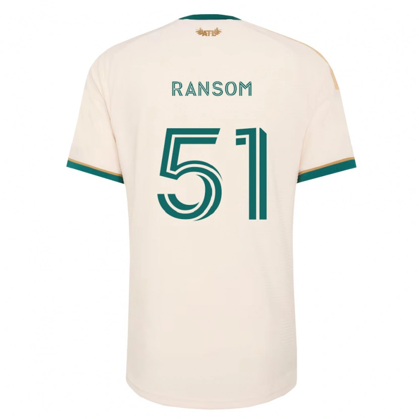 Danxen Kobiety Jonathan Ransom #51 Szampan Zielony Wyjazdowa Koszulka 2026/27 Koszulki Klubowe