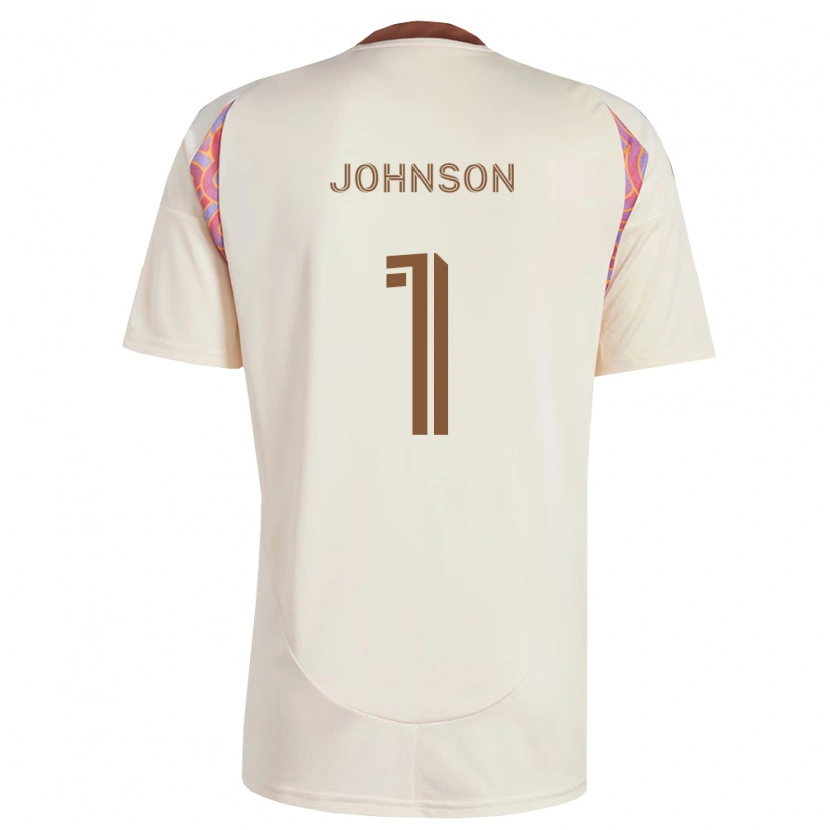 Danxen Kobiety Sean Johnson #1 Kość Słoniowa Różowy Wyjazdowa Koszulka 2026/27 Koszulki Klubowe