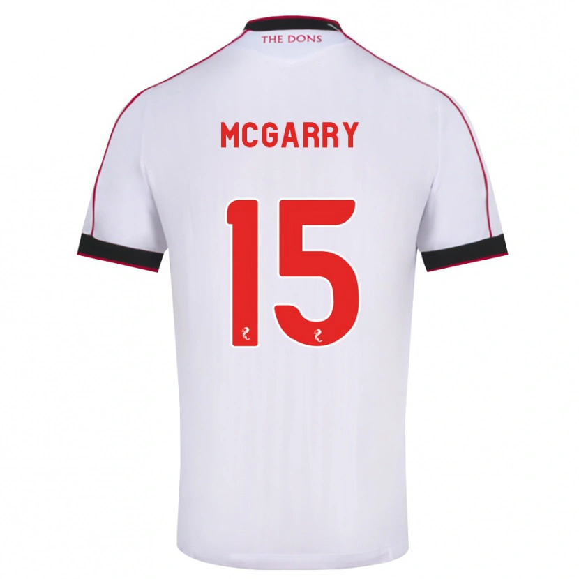 Danxen Kobiety James Mcgarry #15 Czarny Czerwony Biały Wyjazdowa Koszulka 2026/27 Koszulki Klubowe