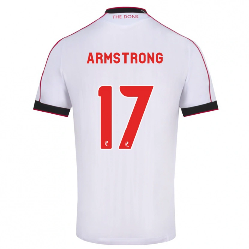 Danxen Kobiety Stuart Armstrong #17 Czarny Czerwony Biały Wyjazdowa Koszulka 2026/27 Koszulki Klubowe