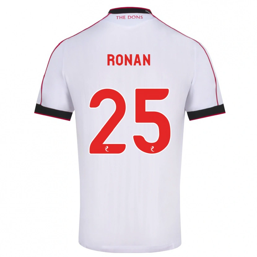 Danxen Kobiety Connor Ronan #25 Czarny Czerwony Biały Wyjazdowa Koszulka 2026/27 Koszulki Klubowe