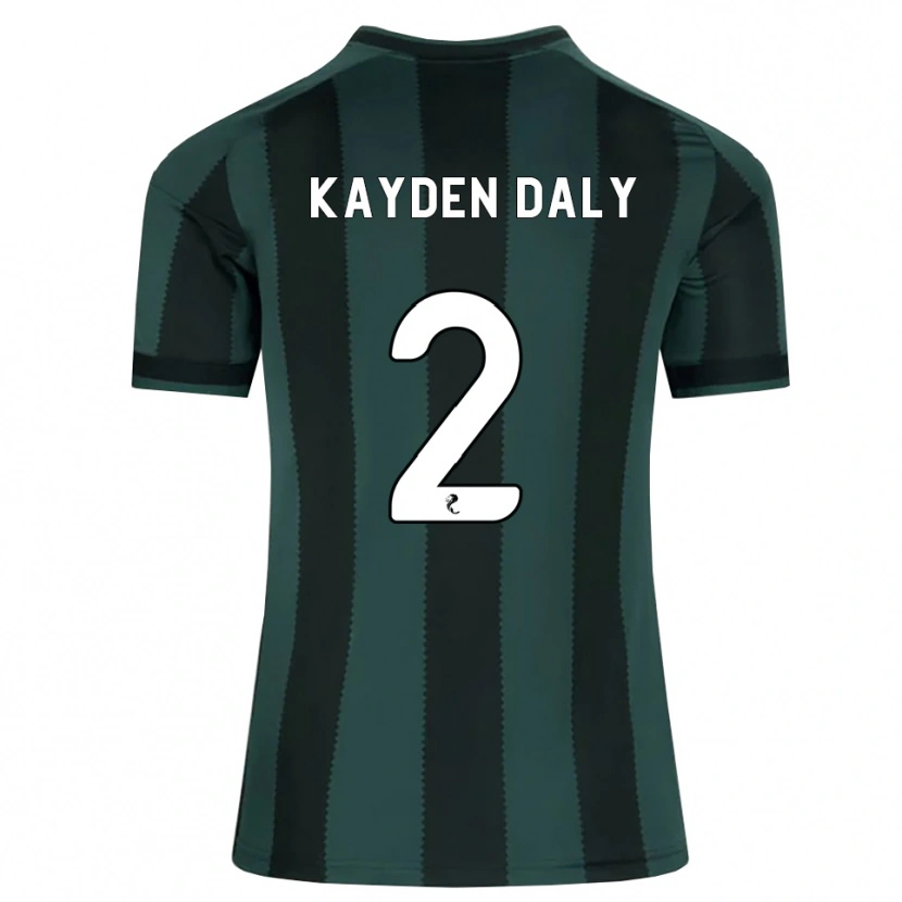 Danxen Kobiety Kayden Daly #2 Ciemny Szary Łupek Czarny Wyjazdowa Koszulka 2026/27 Koszulki Klubowe