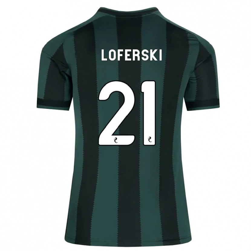 Danxen Kobiety Kit Loferski #21 Ciemny Szary Łupek Czarny Wyjazdowa Koszulka 2026/27 Koszulki Klubowe