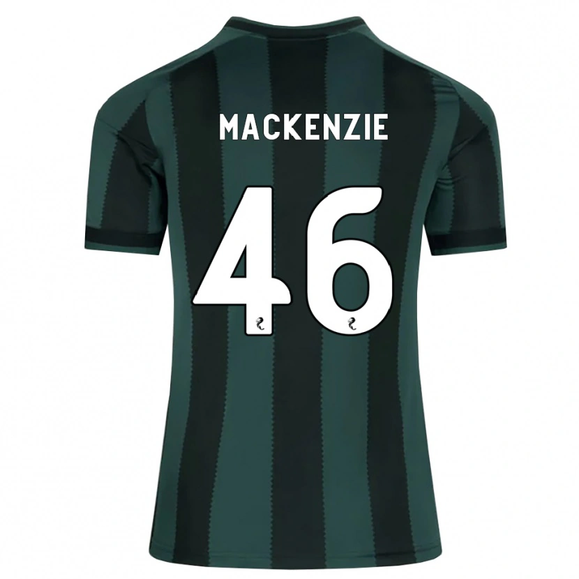 Danxen Kobiety Magnus Mackenzie #46 Ciemny Szary Łupek Czarny Wyjazdowa Koszulka 2026/27 Koszulki Klubowe