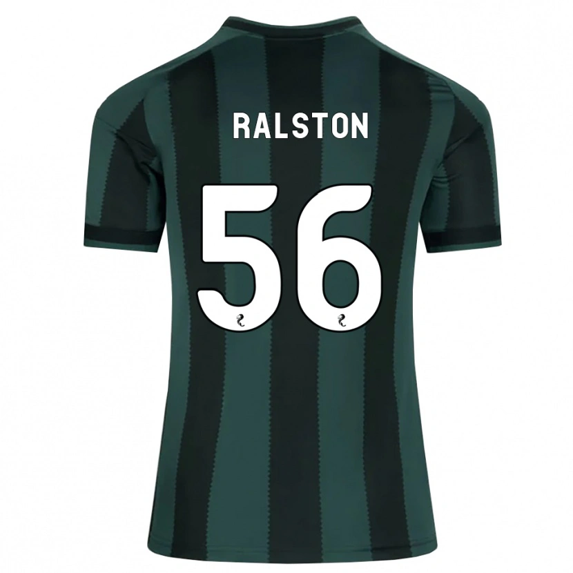 Danxen Kobiety Anthony Ralston #56 Ciemny Szary Łupek Czarny Wyjazdowa Koszulka 2026/27 Koszulki Klubowe