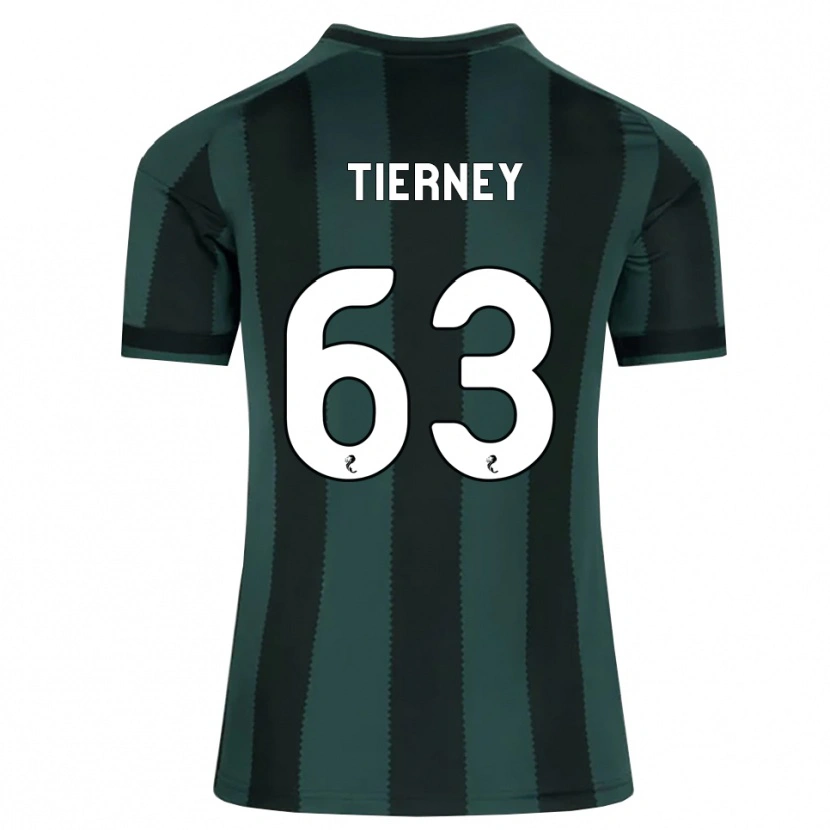 Danxen Kobiety Kieran Tierney #63 Ciemny Szary Łupek Czarny Wyjazdowa Koszulka 2026/27 Koszulki Klubowe