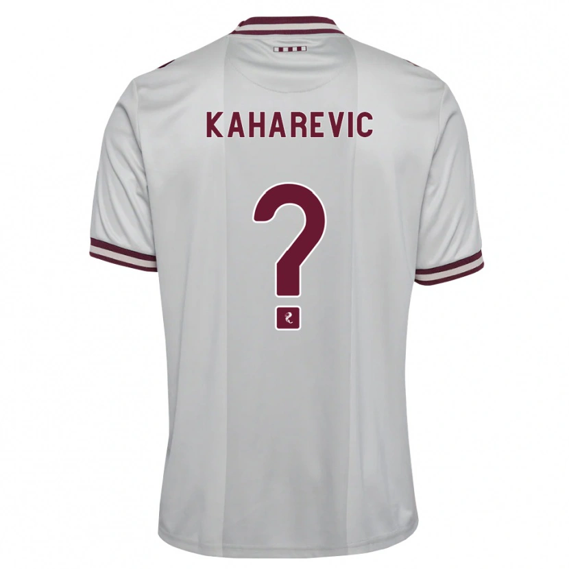Danxen Kobiety Sinan Kaharevic #0 Biały Bordowy Wyjazdowa Koszulka 2026/27 Koszulki Klubowe