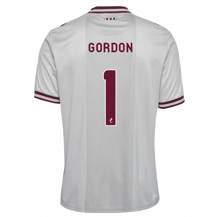 Danxen Kobiety Craig Gordon #1 Biały Bordowy Wyjazdowa Koszulka 2026/27 Koszulki Klubowe