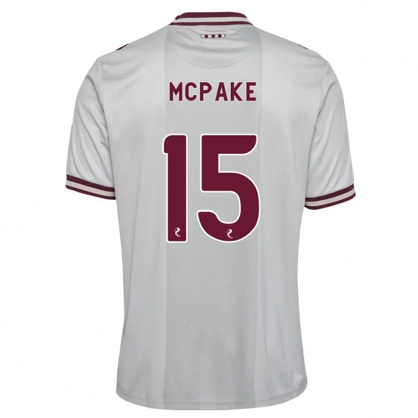Danxen Kobiety Josh Mcpake #15 Biały Bordowy Wyjazdowa Koszulka 2026/27 Koszulki Klubowe