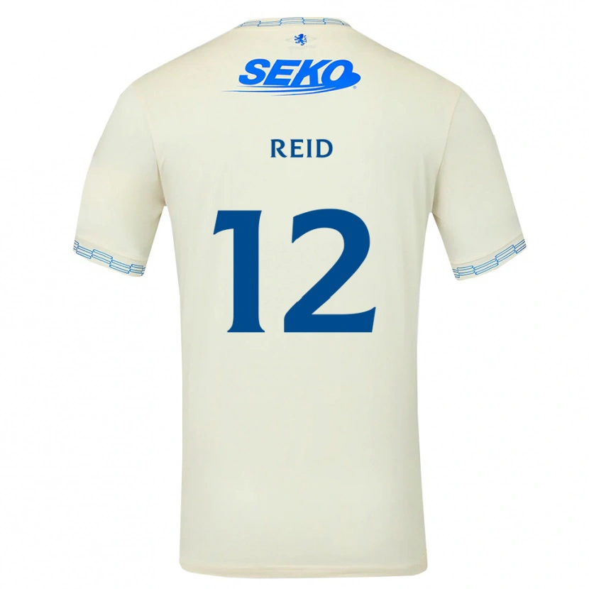 Danxen Kobiety James Reid #12 Jasny Błękitny Biały Wyjazdowa Koszulka 2026/27 Koszulki Klubowe