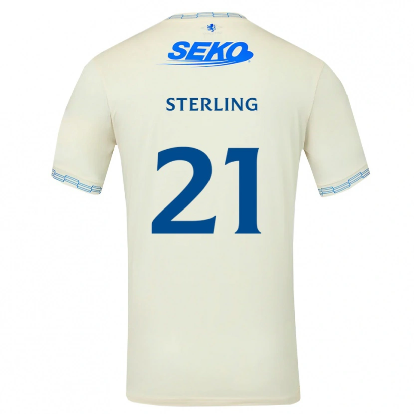 Danxen Kobiety Dujon Sterling #21 Jasny Błękitny Biały Wyjazdowa Koszulka 2026/27 Koszulki Klubowe