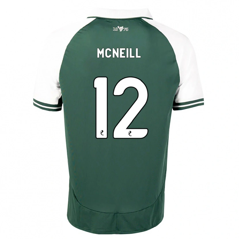 Danxen Dzieci Lewis Mcneill #12 Zielony Morze Biały Domowa Koszulka 2026/27 Koszulki Klubowe